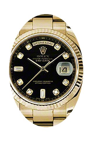 Rolex Day-Date 36 118238-BLKDFO Black Di...