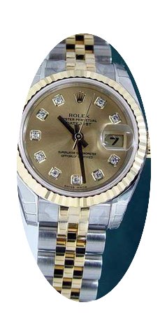Rolex Ladies Datejust 2-Tone Watch 2-Ton...