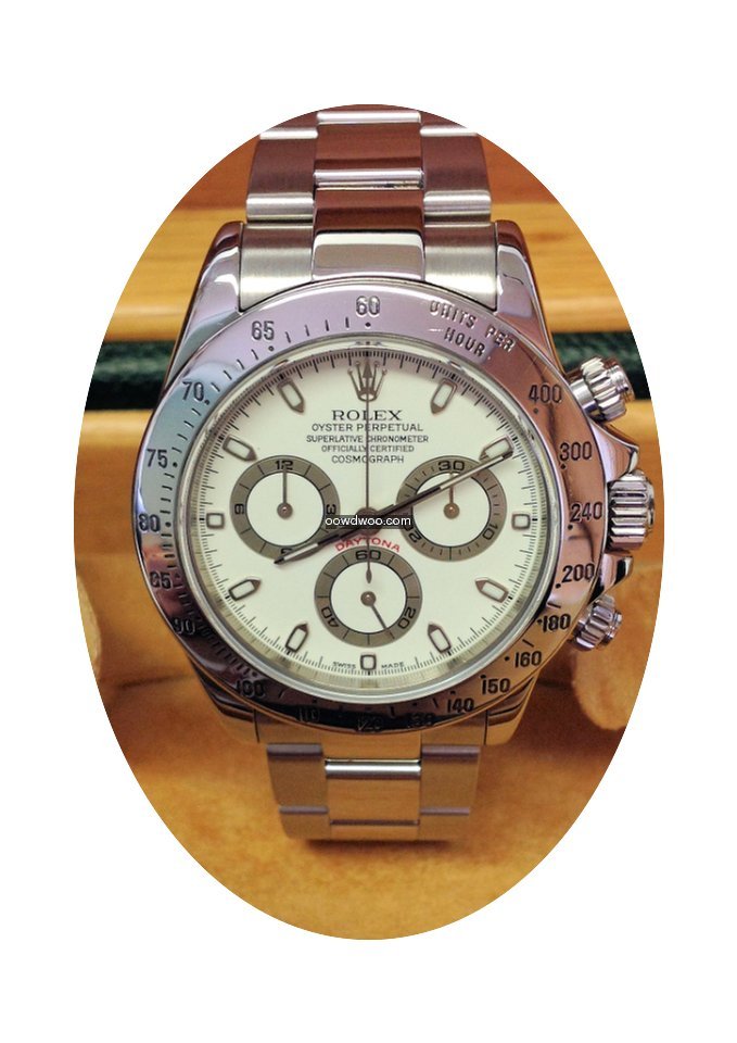 Rolex Daytona 116520 Cream Dial - Servic...