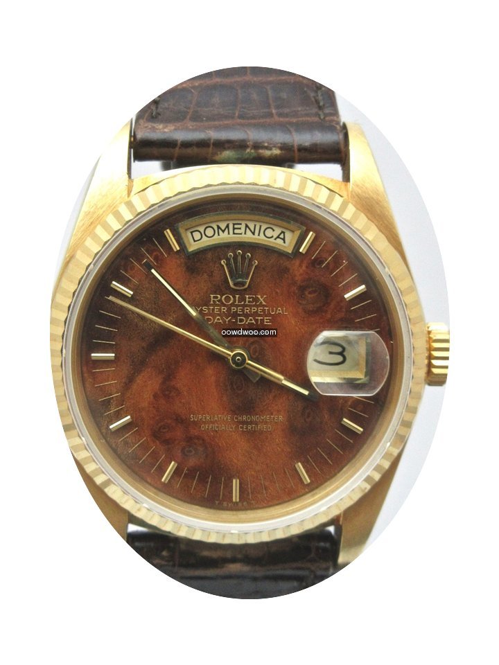Rolex Day-Date Wood Dial 18038...