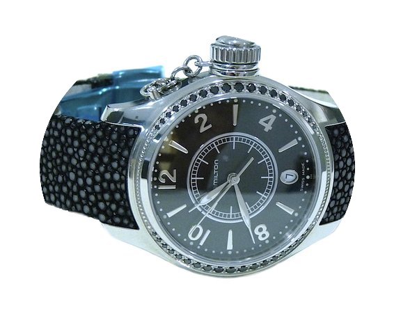 Hamilton Navy Seaqueen Black Diamond Lad...