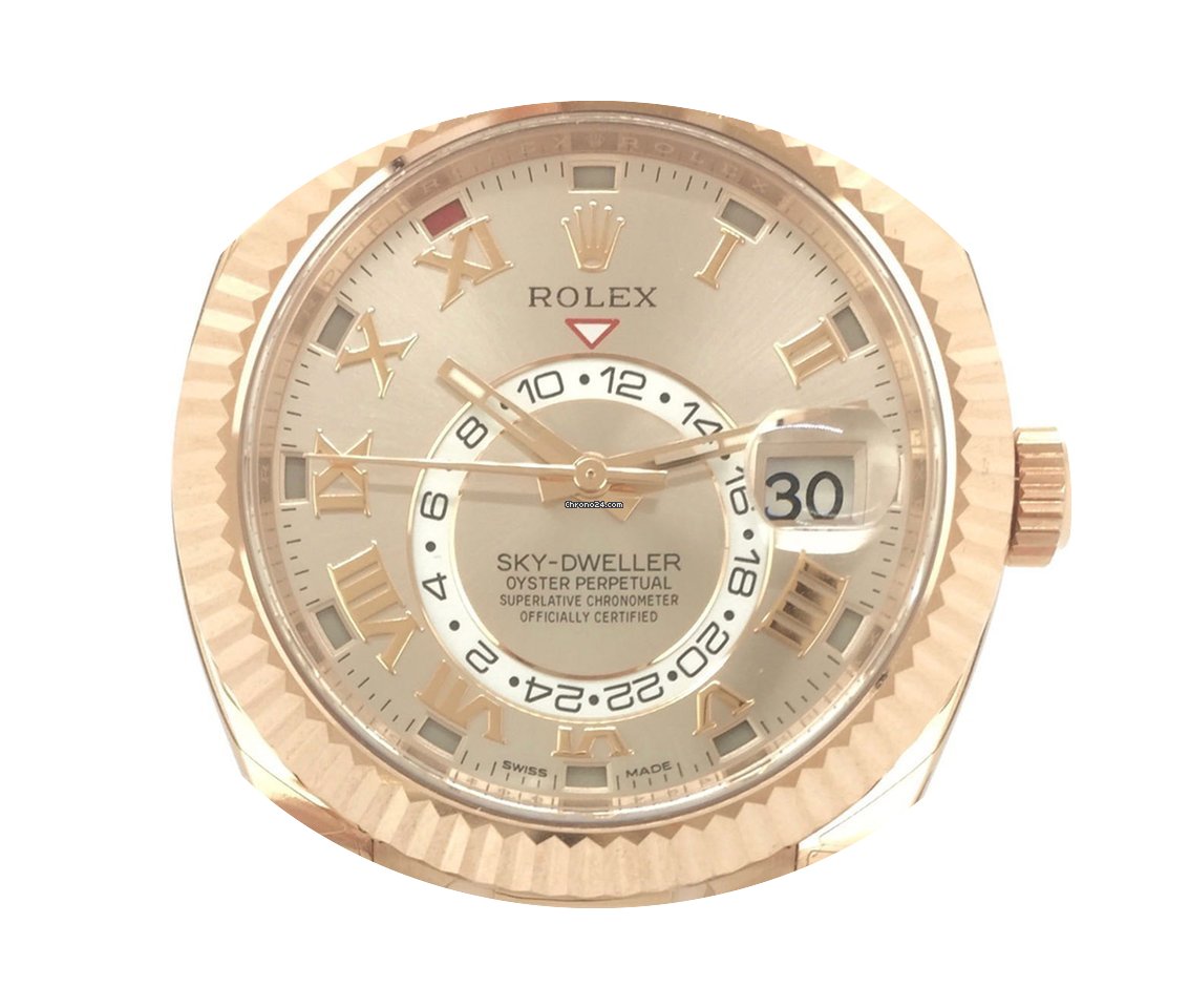 Rolex Sky-Dweller Sundust Dial Roségold...
