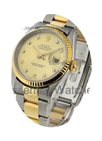 Rolex Used 2 Tone Mens Datejust with Oys...