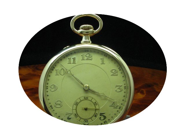 IWC Schaffhausen 14kt 585 Gold Open Face...