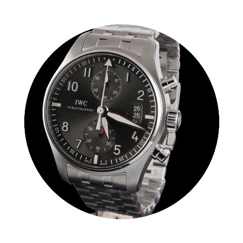 IWC spitfire chronograph steel...