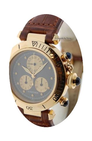 Cartier Pasha 35mm Chronograph 18K Yello...