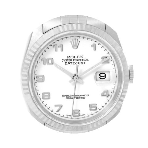 Rolex Datejust Steel 18k White Gold Whit...