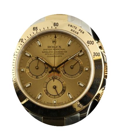 Rolex New Daytona 116523 Steel/gold Cham...