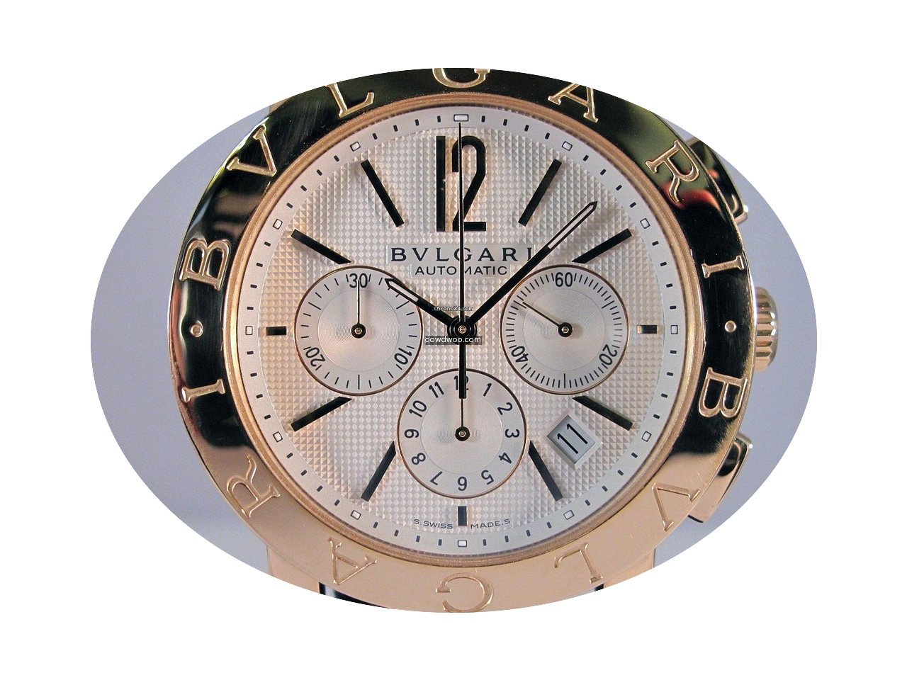 Bulgari Automatic Chronograph 18K Rose G...
