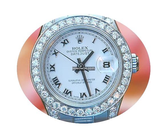 Rolex Ladies 26mm Datejust 18k White Gol...