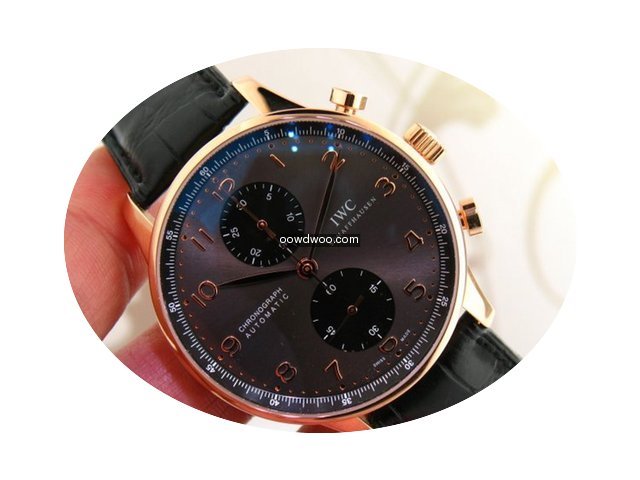 IWC Portuguese IW3714 18k Rose Gold Chro...