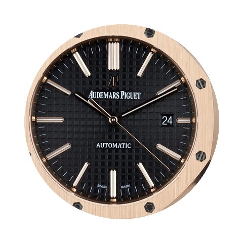 Audemars Piguet Royal Oak Rose Gold Leat...