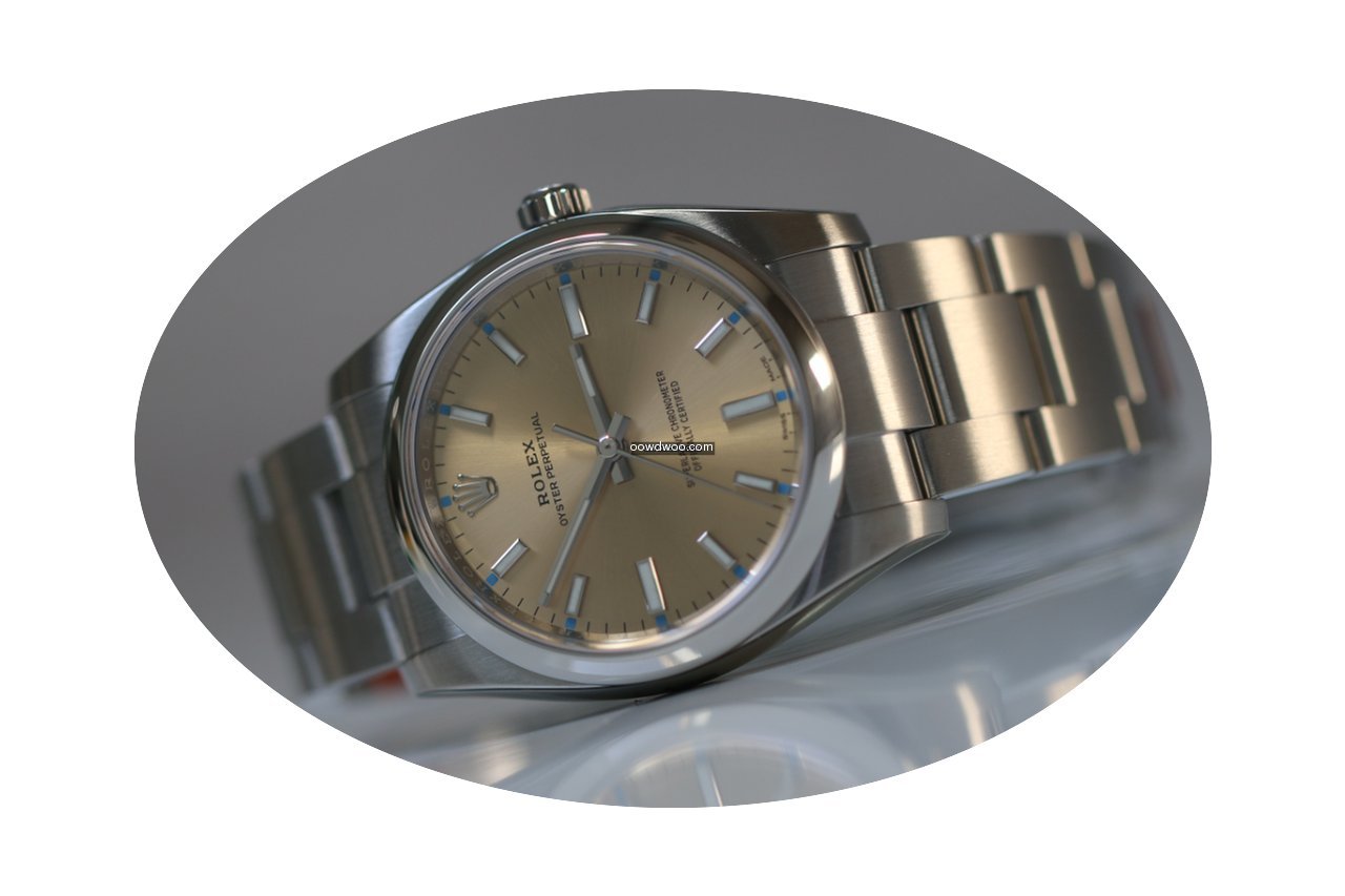 Rolex Oyster Perpetual 34mm Full Set Unw...