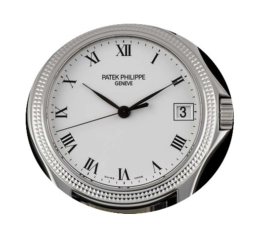 Patek Philippe 18k White Gold White Roma...