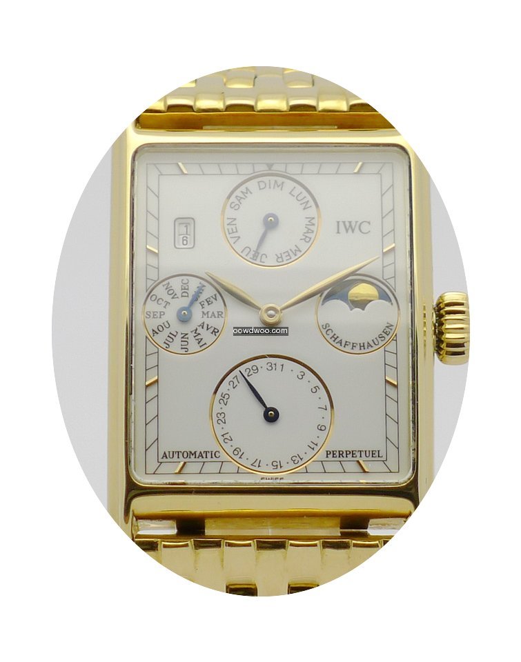 IWC NOVECENTO Perpetual Calendar 18ct GO...