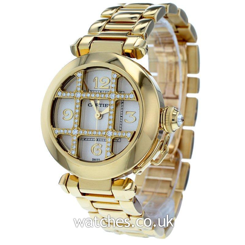 Cartier Ladies Pasha Grid 18ct Watch - 2...