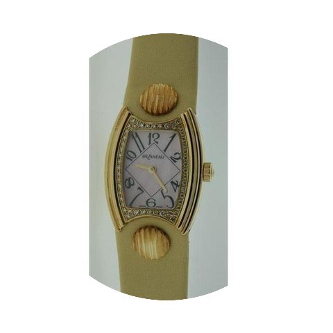 DeLaneau First Lady Gold Diamond Watch...