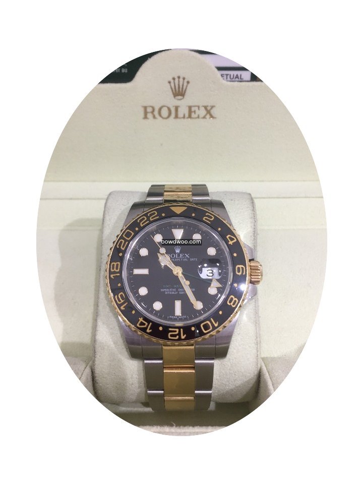 Rolex GMT-Master II Steel and gold Ceram...