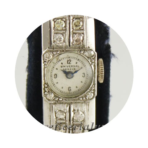 Universal Genève Diamond Watch...