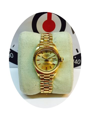 Rolex date just oro sra 6917...