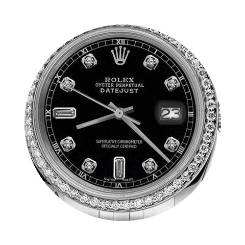Rolex Ladies Rolex 31mm Datejust Black C...