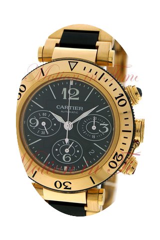 Cartier Pasha Seatimer Chronograph, Blac...