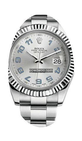 Rolex Datejust II 41mm Steel and White G...