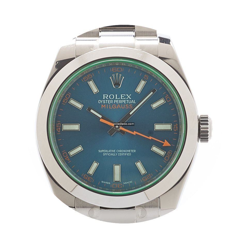Rolex Milgauss Ref. 116400GV Blue MINT...