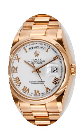 Rolex Mens President Pink Gold Watch 118...