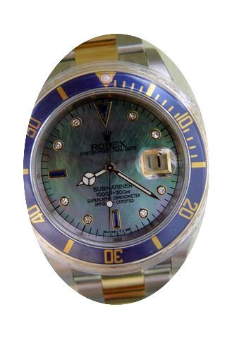 Rolex Submariner Mens 2 Tone watch 16613...