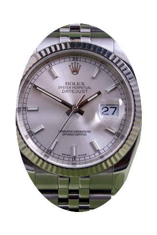 Rolex Datejust 116234 Men's 36mm Silver ...