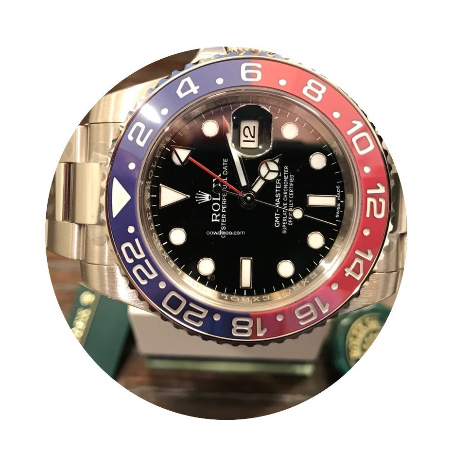 Rolex GMT Master II Whitegold 116719BLRO...