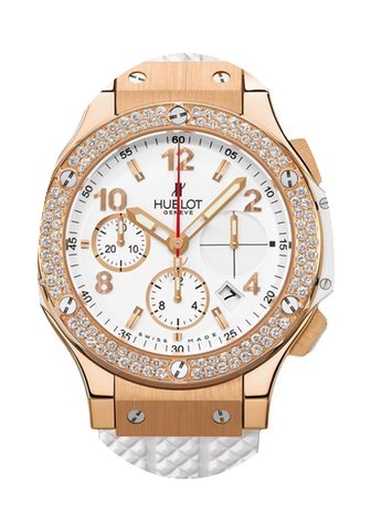 Hublot Big Bang 41mm Gold White Pave 18K...