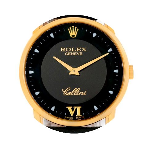 Rolex Cellini Classic 18k Yellow Gold Bl...