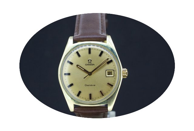 Omega Seemaster Geneve cal.613 Gold Dial...