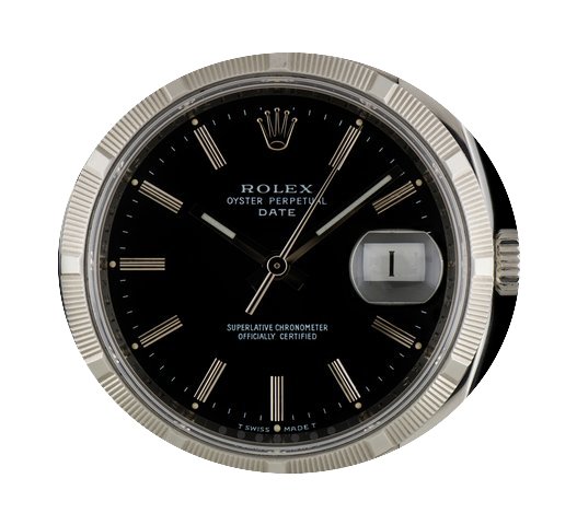 Rolex Stainless Steel O/Perpetual Black ...