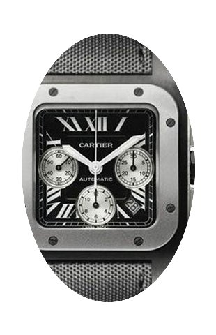 Cartier Santos 100 Chronograph Mens Watc...
