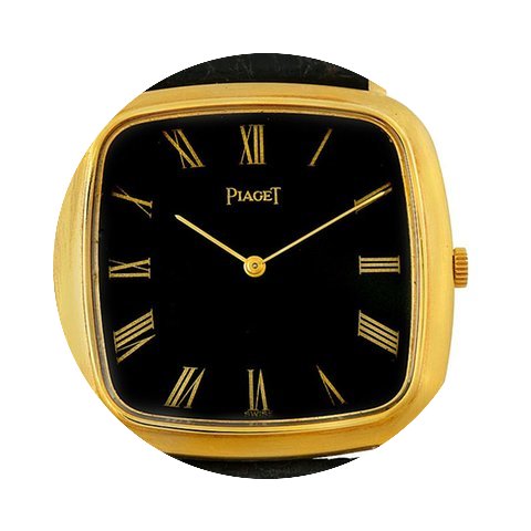 Piaget 18k Yellow Gold Cushion Shape Mec...
