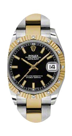 Rolex Datejust Ladies Midsize 178313-BLK...