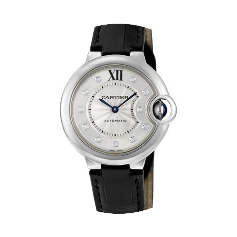 Cartier Ballon Bleu Automatic Silver Dia...