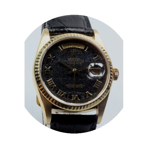 Rolex Day-Date 18238, 750/- Gelbgold, vo...