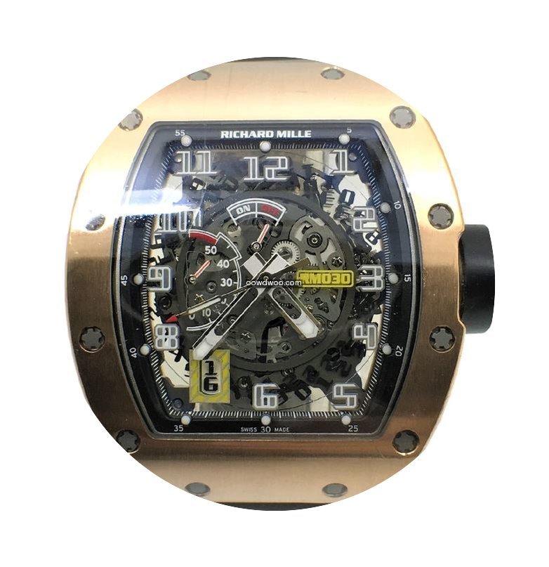 Richard Mille RM 030 Rose Gold Pre-Owned...