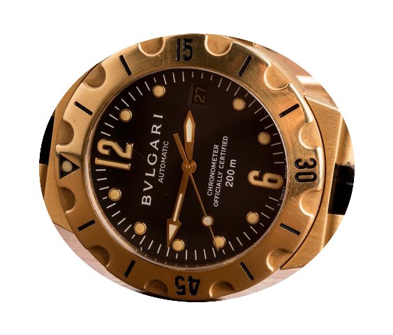 Bulgari Diagono SD38G Yellow gold...