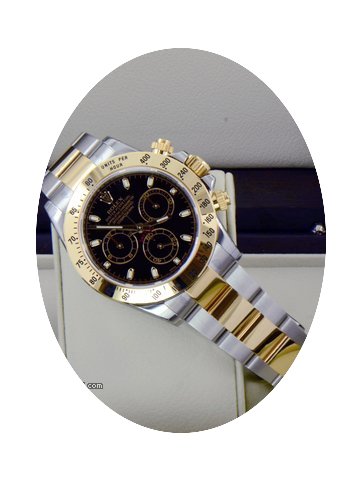 Rolex Daytona Two-Tone Black dial 116523...