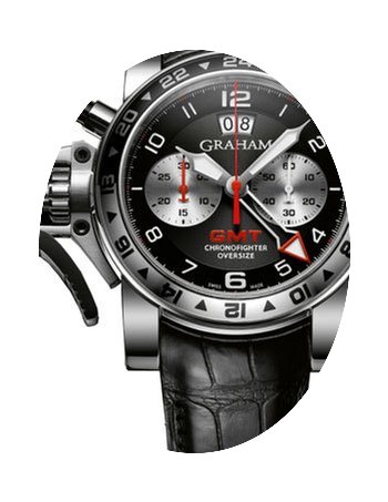 Graham Chronofighter Oversize GMT Black ...