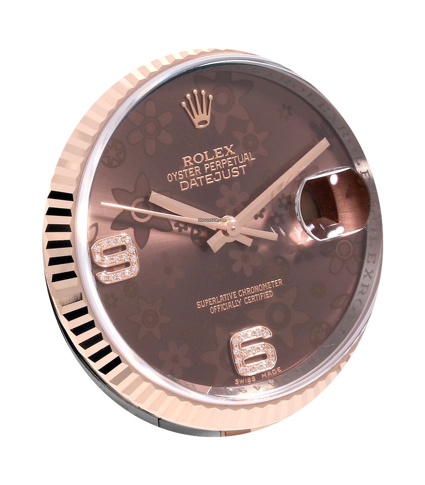 Rolex 18k Rose Gold & Steel 36mm Datejus...