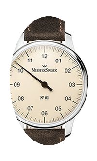 Meistersinger NO1 Handaufzug Beige NEU L...