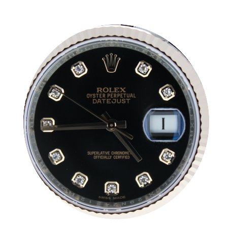 Rolex Datejust gold/steel jubilee black ...