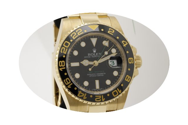 Rolex GMT master ll in 18k yellow gold -...