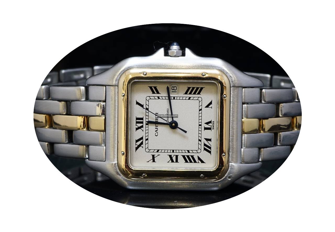 Cartier 1996 1 Row Panthere, Steel & Gol...